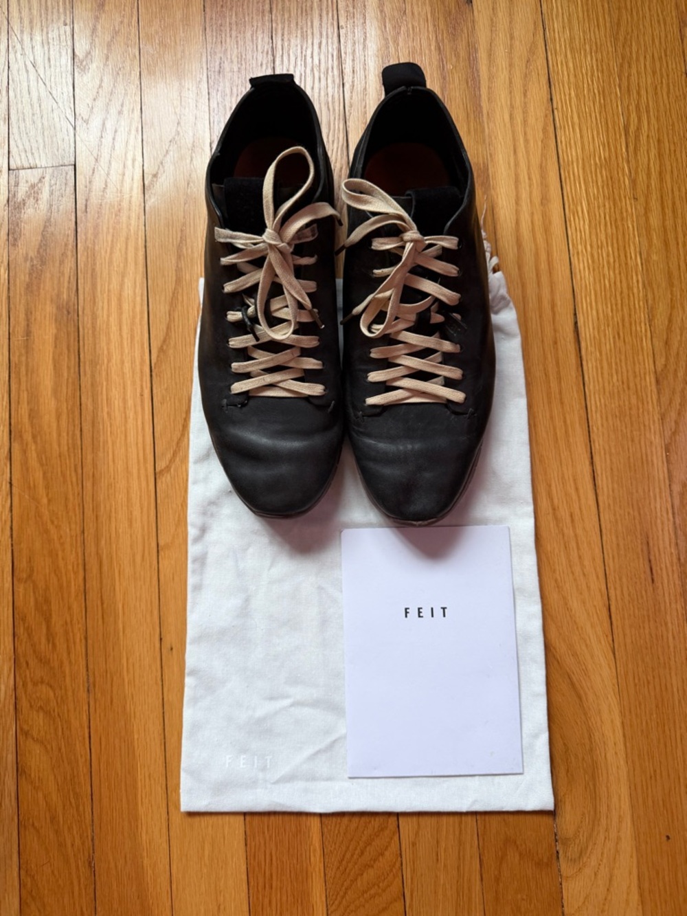 FEIT BioTrainer Low Black Leather - Hand sewn & Limited Ed. 121/132